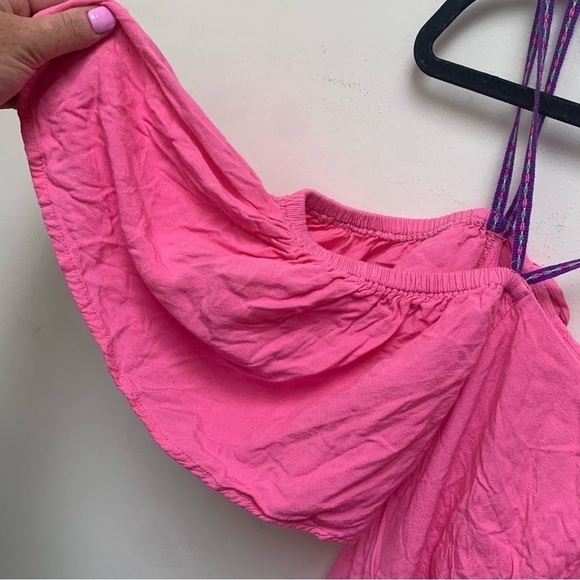 Pitusa Pink Off Shoulder Blouse - Picture 2 of 10